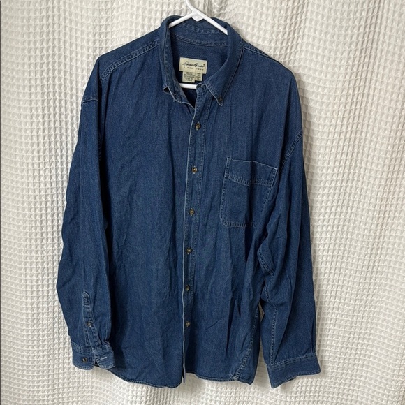 Men’s Vintage Eddie Bauer Button Down Shirt - Size XL - Picture 1 of 4